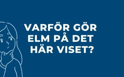 Varför gör ELM på det här viset? Missionsorganisation.